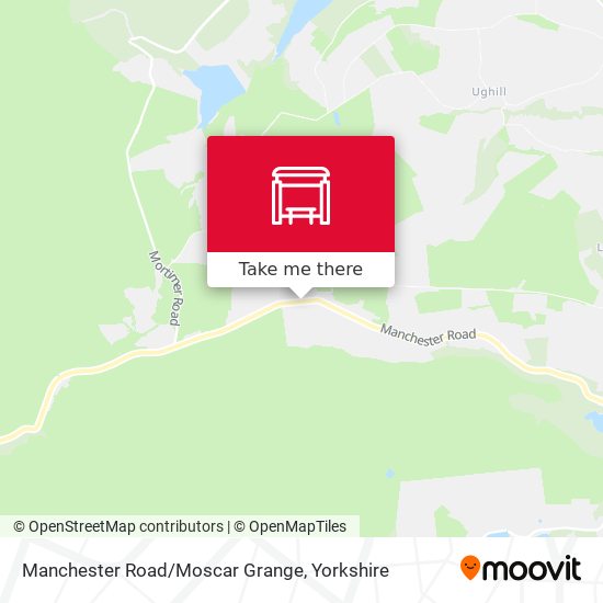 Manchester Road/Moscar Grange map