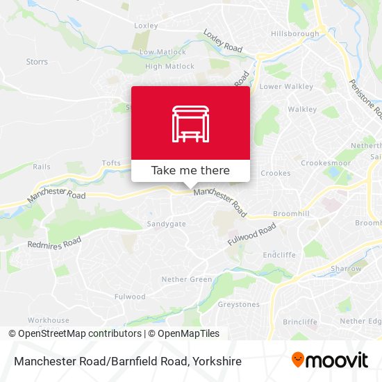 Manchester Road/Barnfield Road map