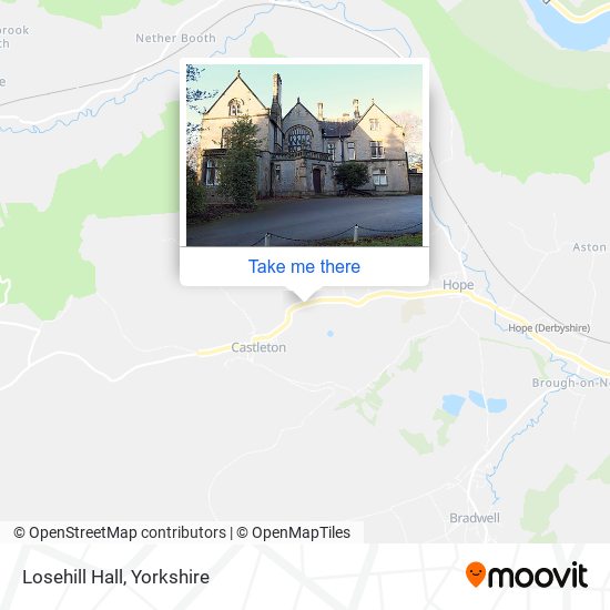 Losehill Hall map