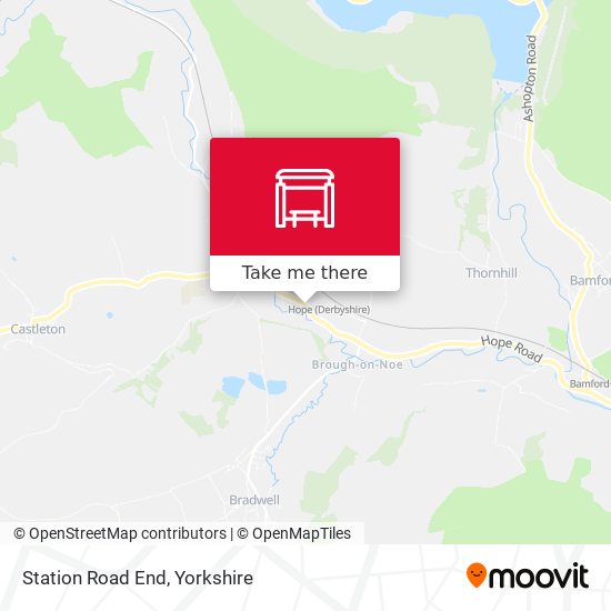 Station Road End map