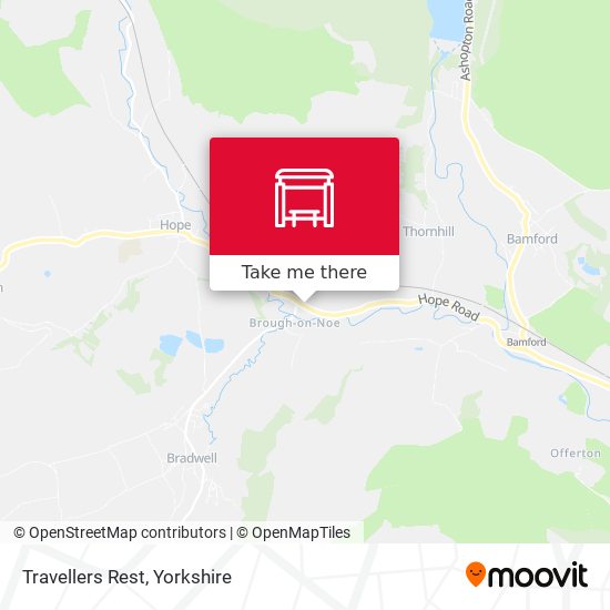 Travellers Rest map