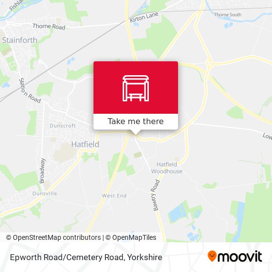 Epworth Road/Cemetery Road map