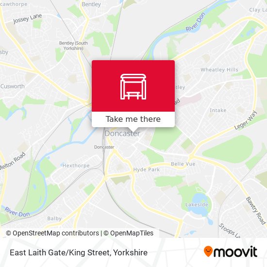 East Laith Gate/King Street map
