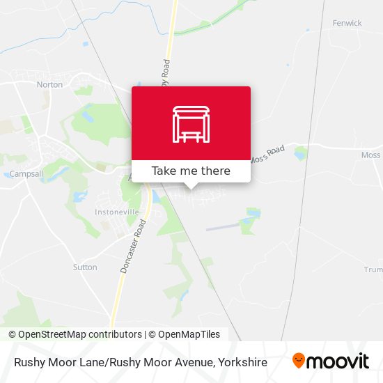 Rushy Moor Lane / Rushy Moor Avenue map