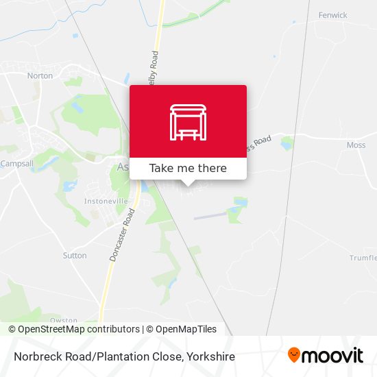 Norbreck Road/Plantation Close map