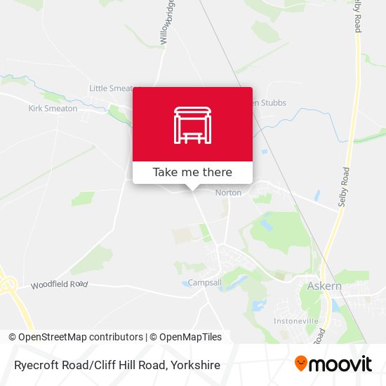Ryecroft Road/Cliff Hill Road map