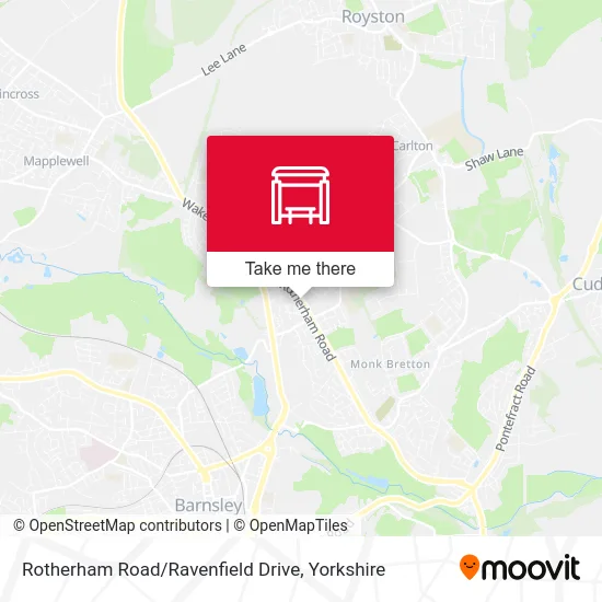 Rotherham Road / Ravenfield Drive map