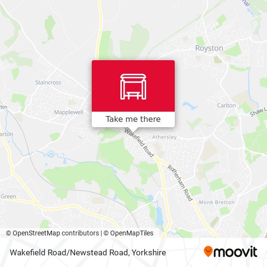 Wakefield Road/Newstead Road map