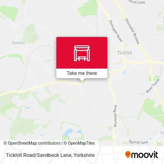 Tickhill Road/Sandbeck Lane map