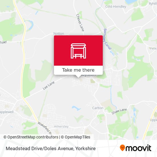 Meadstead Drive/Doles Avenue map