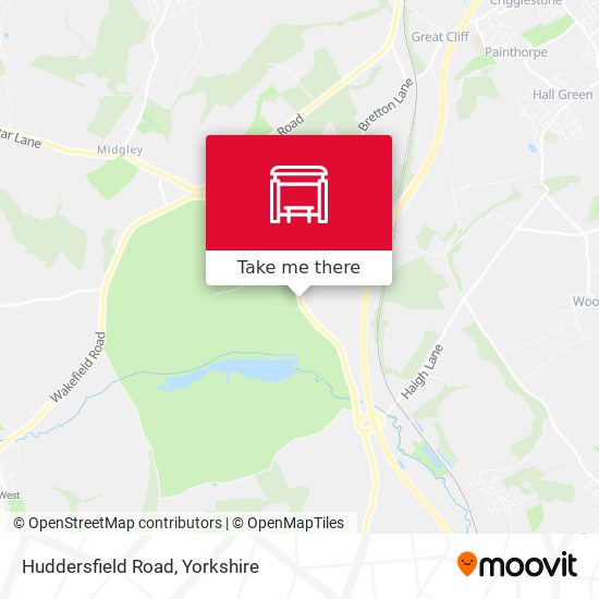 Huddersfield Road map