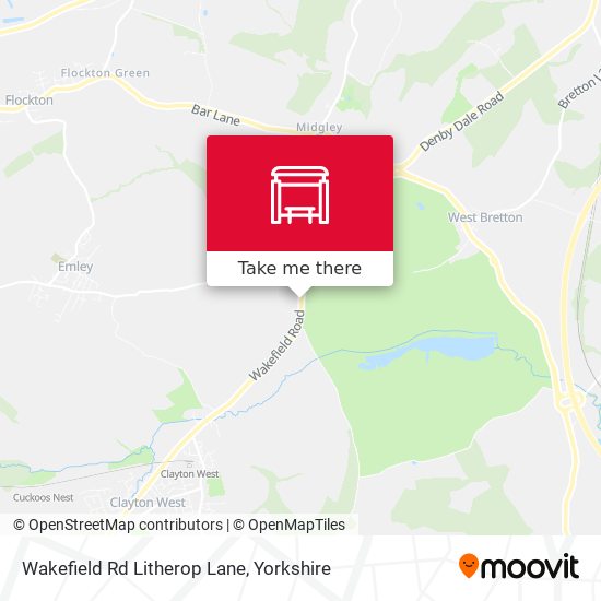 Wakefield Rd Litherop Lane map
