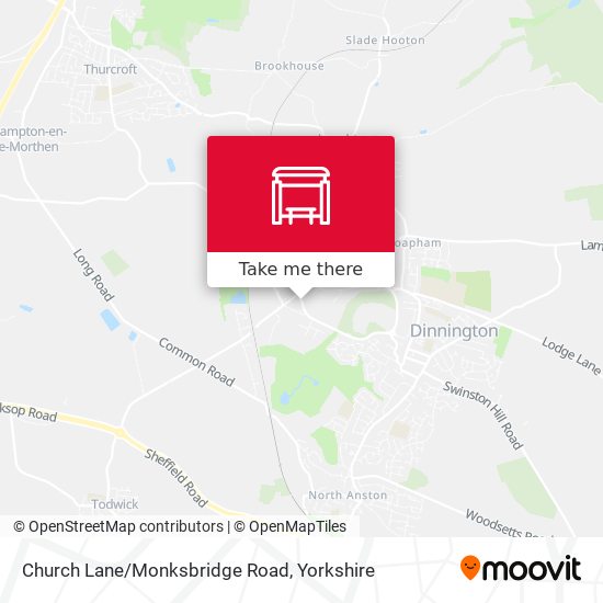 Church Lane/Monksbridge Road map
