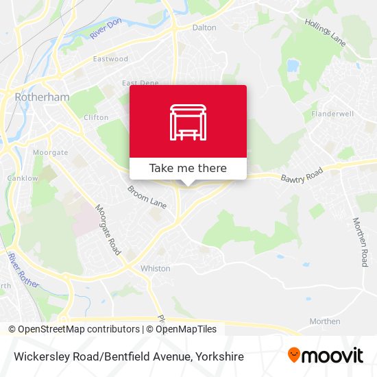 Wickersley Road / Bentfield Avenue map