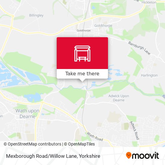 Mexborough Road/Willow Lane map