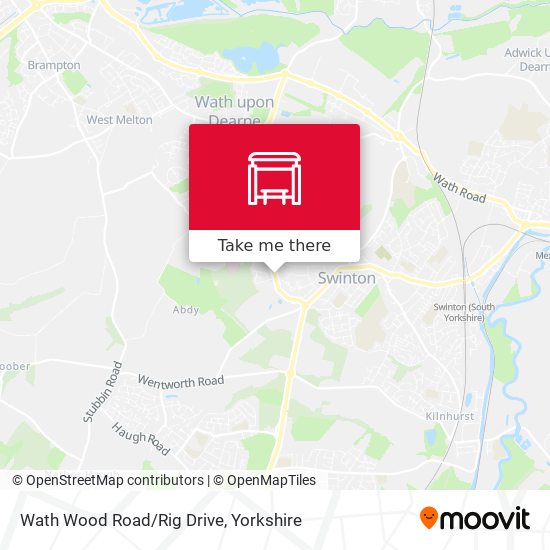 Wath Wood Road/Rig Drive map