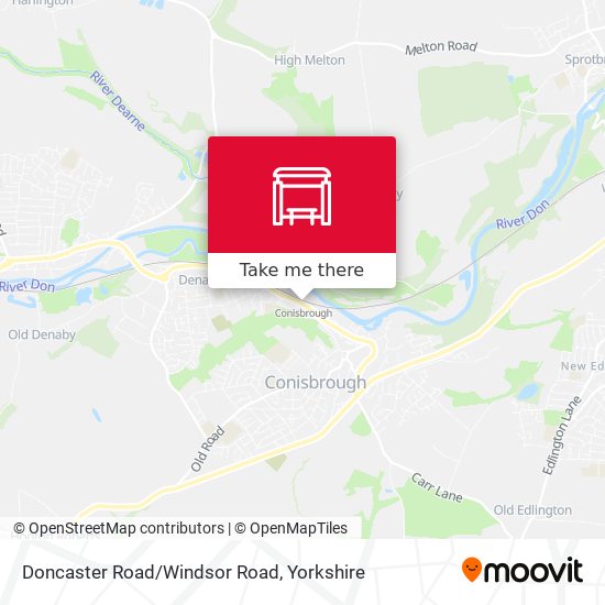 Doncaster Road/Windsor Road map
