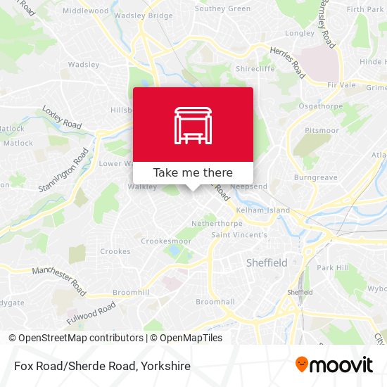Fox Road/Sherde Road map
