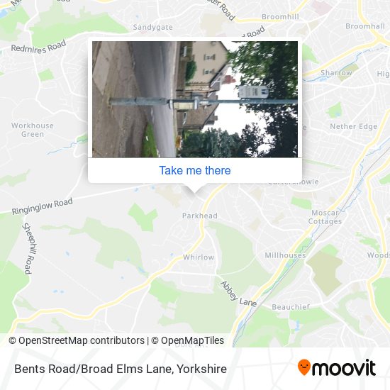 Bents Road/Broad Elms Lane map