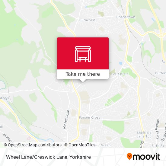 Wheel Lane/Creswick Lane map