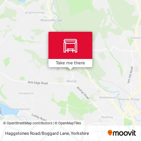 Haggstones Road/Boggard Lane map