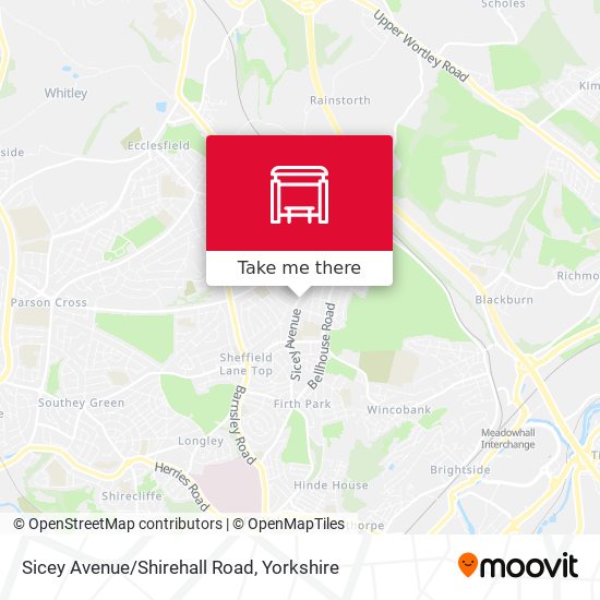 Sicey Avenue/Shirehall Road map