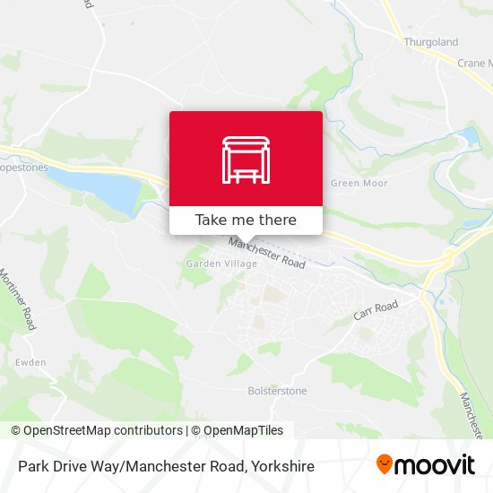 Park Drive Way/Manchester Road map