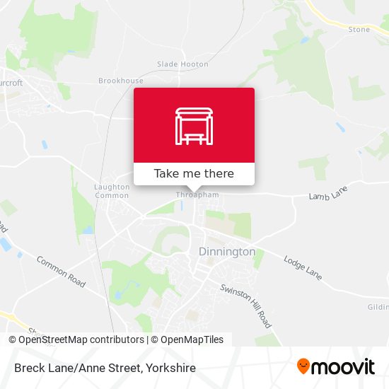 Breck Lane/Anne Street map