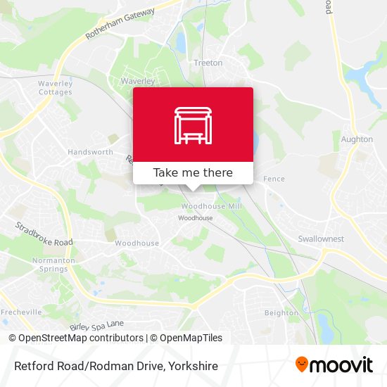 Retford Road/Rodman Drive map