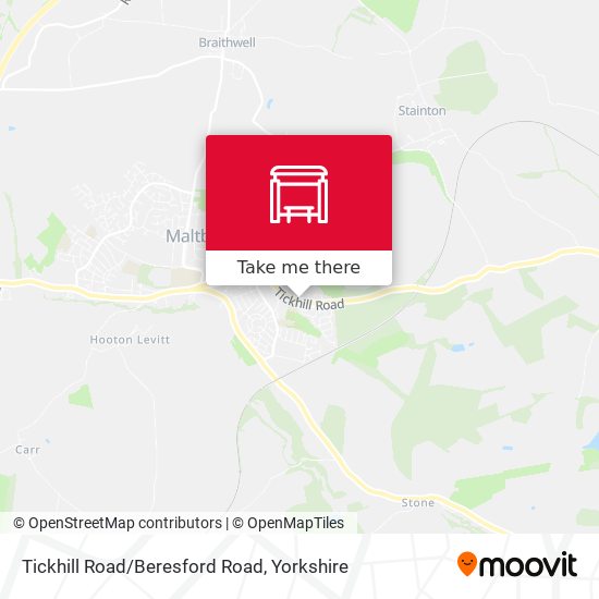 Tickhill Road/Beresford Road map