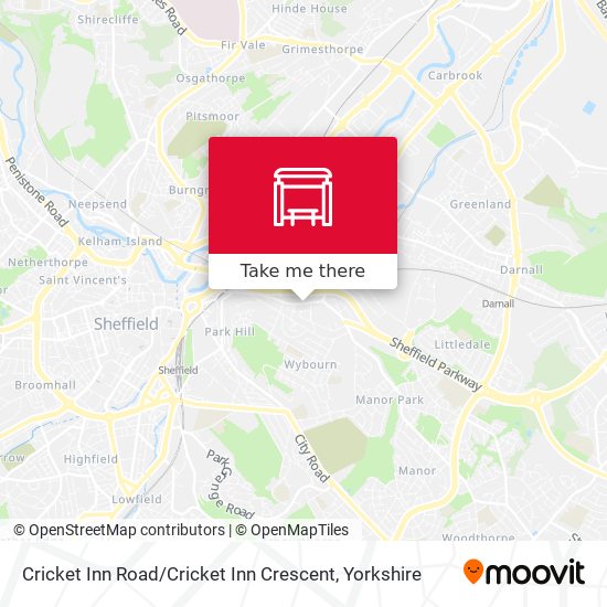 Cricket Inn Road / Cricket Inn Crescent map