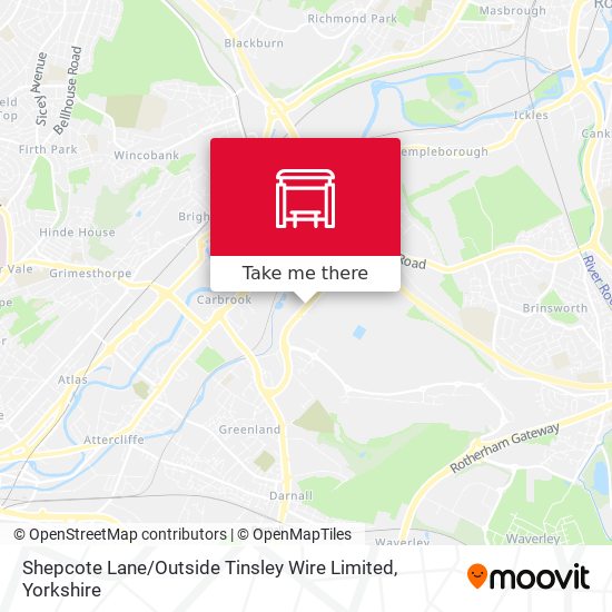 Shepcote Lane / Outside Tinsley Wire Limited map