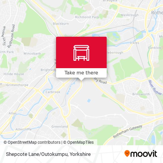 Shepcote Lane/Outokumpu map