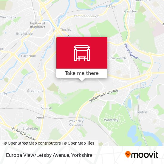 Europa View/Letsby Avenue map