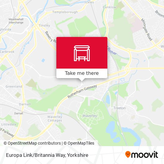 Europa Link/Britannia Way map