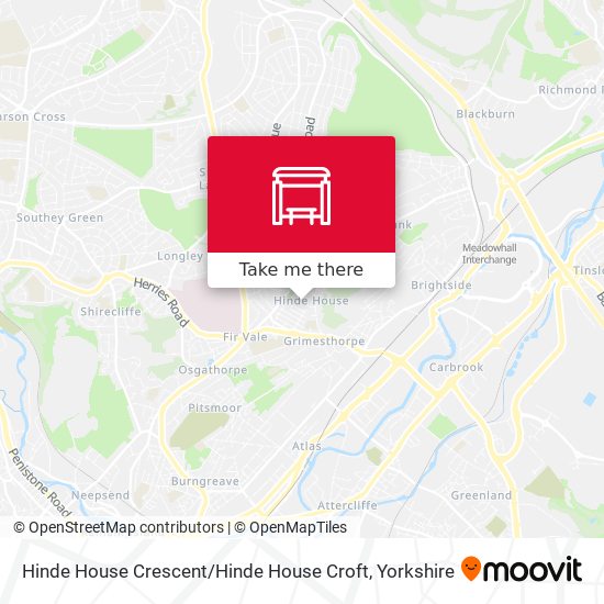 Hinde House Crescent / Hinde House Croft map