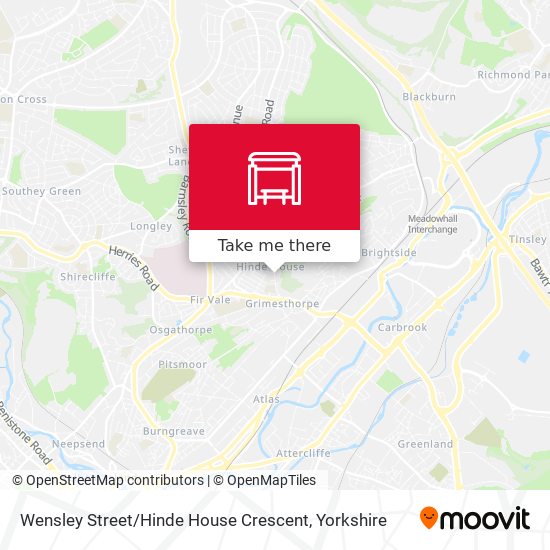 Wensley Street / Hinde House Crescent map