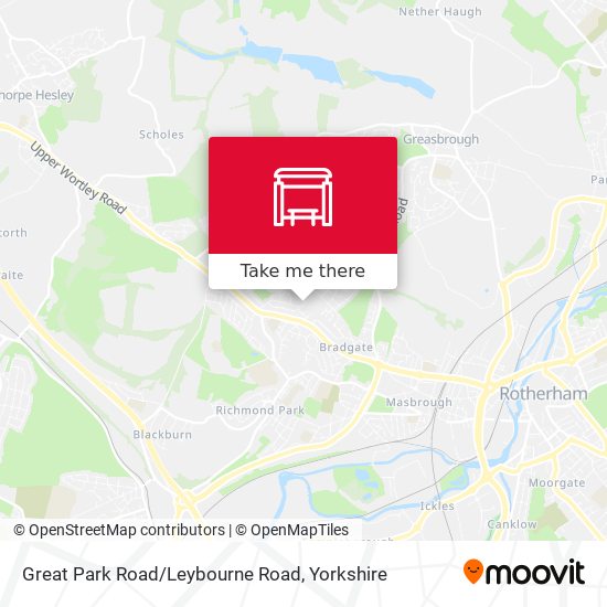 Great Park Road/Leybourne Road map