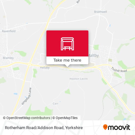 Rotherham Road/Addison Road map