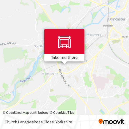 Church Lane/Melrose Close map