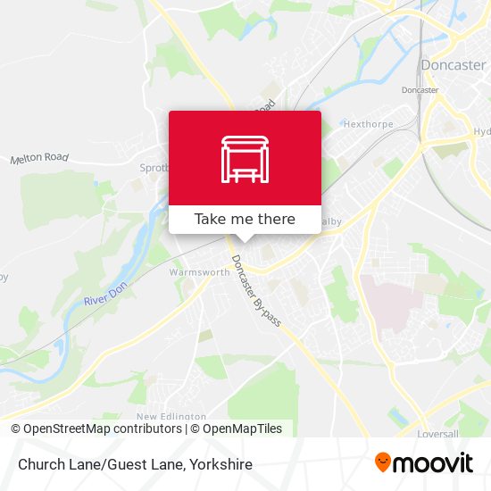 Church Lane/Guest Lane map