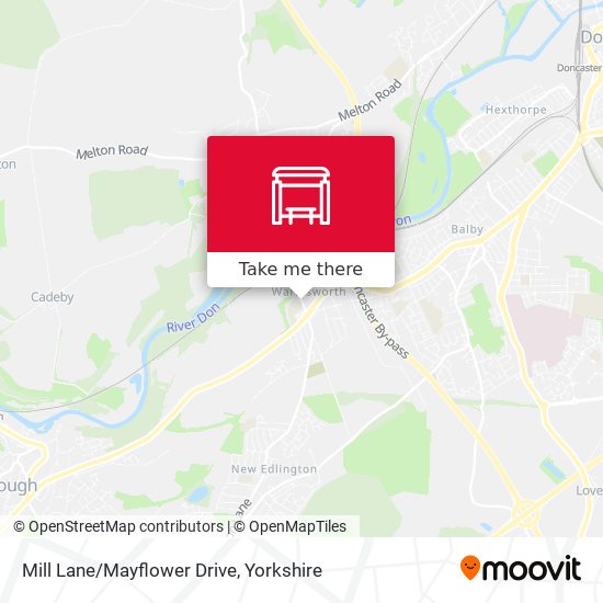 Mill Lane/Mayflower Drive map