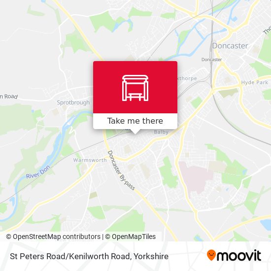St Peters Road/Kenilworth Road map