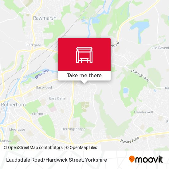 Laudsdale Road/Hardwick Street map