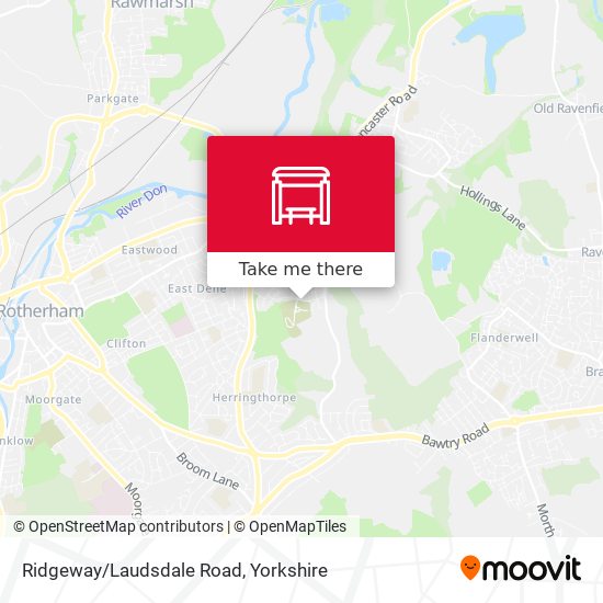 Ridgeway/Laudsdale Road map