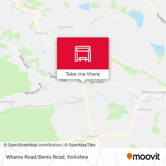 Whams Road/Bents Road map