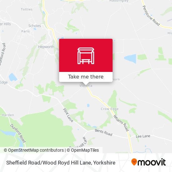 Sheffield Road / Wood Royd Hill Lane stop - Routes, Schedules, and Fares