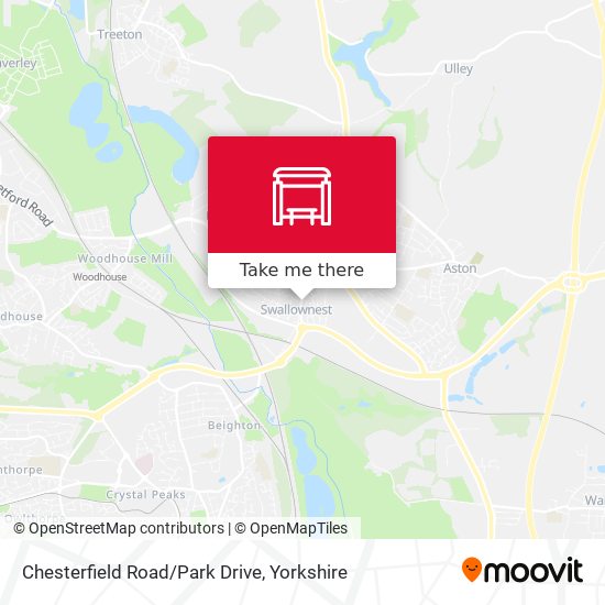 Chesterfield Road/Park Drive map