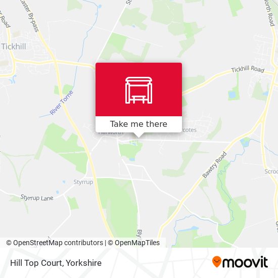Hill Top Court map
