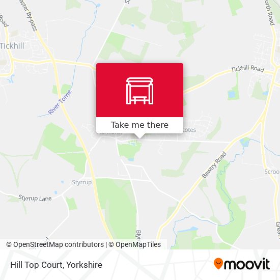 Hill Top Court map